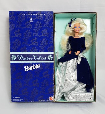 avon winter velvet barbie value